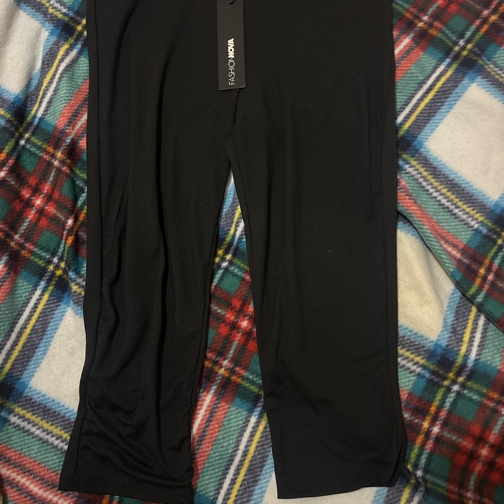 Black Wide-Leg Pants